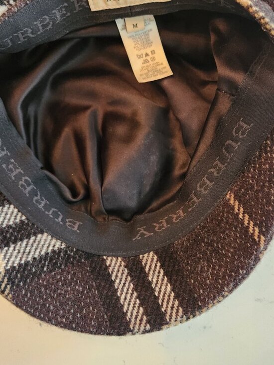 Burberry Nova-Check Newsboy-style Cap, Authentic main image 7